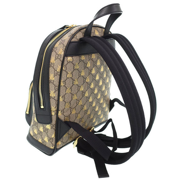 Gucci GG Supreme Bee Rucksack - Picture 2 of 9